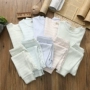 Mùa thu 2018 nam và nữ mới phục vụ nhà cotton phù hợp với trẻ em sọc mùa thu quần dài quần dài hai bộ đồ ngủ quần ống rộng trẻ em