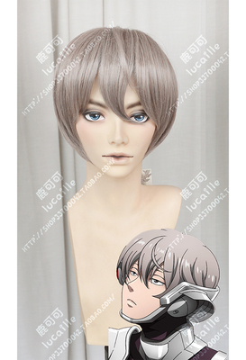 taobao agent 12taisen Twelve Wars Sleeping and Holding Faces, Gray Rat Color COSPLAY wigs