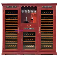 Tủ lạnh rượu Wisteria Fort ZTB-930W Tủ lạnh rượu vang Tủ rượu vang Tủ rượu gỗ rắn Tủ rượu kết hợp Tủ rượu gia đình kệ rượu vang để bàn