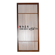 Rỗng gỗ lưới màn hình log gỗ cửa cổ pane lối vào phòng khách hiên phân vùng tường lưới tản nhiệt phong cách Trung Quốc cửa sổ