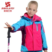 Sporland new children áo khoác ba trong một mùa thu và mùa đông cho bé trai và bé gái quần áo ngoài trời