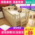 Đơn giản trẻ em hiện đại giường cô gái công chúa giường với hộ lan tôn sóng giường loại giường cậu bé khu dân cư đồ nội thất gỗ rắn giường đơn Giường