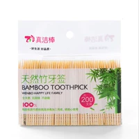 Защита окружающей среды Домохозяйство Отель Ultra -Fine Bambool Зубая для одиночной зубочистки.