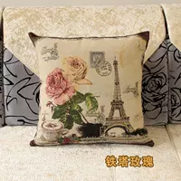 Европейская стиль домашняя подушка парижская серия диван талия подушка офисная ткань подушка подушка хлопка и льняная подушка подушка