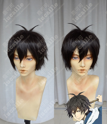 taobao agent Qiqi Mr. Taipa, half -field Qingzhou brown black pimlet cosplay wig