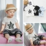 Cậu bé ngắn tay áo thun mùa hè bông bé phần mỏng Hàn Quốc nữ bé 2018 mới trắng 0 một 1-2 tuổi 3 thủy triều ao thun be trai han quoc