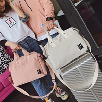 Túi du lịch nữ xách tay Hàn Quốc phiên bản của nhỏ gấp túi hành lý du lịch ngắn khoảng cách ánh sáng túi du lịch quần áo túi balo du lịch