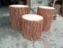 Gỗ rắn khối gỗ nguyên chất băng ghế hoa đứng trang trí gốc khắc phân phù hợp với gỗ gỗ pier bàn cà phê phân gốc cây - Các món ăn khao khát gốc bộ bàn ghế gốc cây