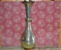 Phương tây bộ sưu tập Ấn Độ thủ công mỹ nghệ bronze tay chạm khắc bình đồng sóng miệng cổ bụng lớn chai đồng 30 cm tượng đồng để bàn
