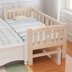 Mà không cần nghiên cứu bảng gỗ rắn đơn giản trẻ em hiện đại giường cũi trẻ em giường với hộ lan tôn sóng giường nhỏ đồ nội thất dân cư Giường