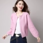 Áo len dệt kim nữ cardigan 2017 Mùa xuân New phiên bản nữ Hàn Quốc Loose Thin Short Joker Jacket Top áo cardigan nữ