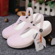 Giày y tá màu trắng Giày Mary Jane Giày nữ 33-34 dép cỡ nhỏ dép đi biển và dép có kích thước lớn 40-41 yard