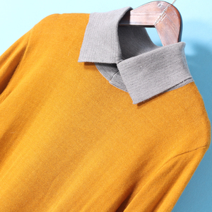 甩 Nam Jie loạt mùa xuân mới sản phẩm ve áo màu phù hợp với căng áo thun áo len 2234