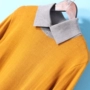 甩 Nam Jie loạt mùa xuân mới sản phẩm ve áo màu phù hợp với căng áo thun áo len 2234 áo khoác nam hàng hiệu