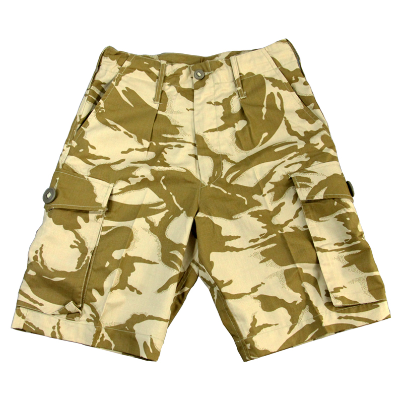 British Army version of the original public training shorts D desert camouflage British sand army fan camouflage shorts