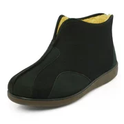 Authentic giày vải Bắc Kinh mùa đông nam giày cotton cũ cha cotton khởi động nhẹ tuổi trung niên giày cao thường