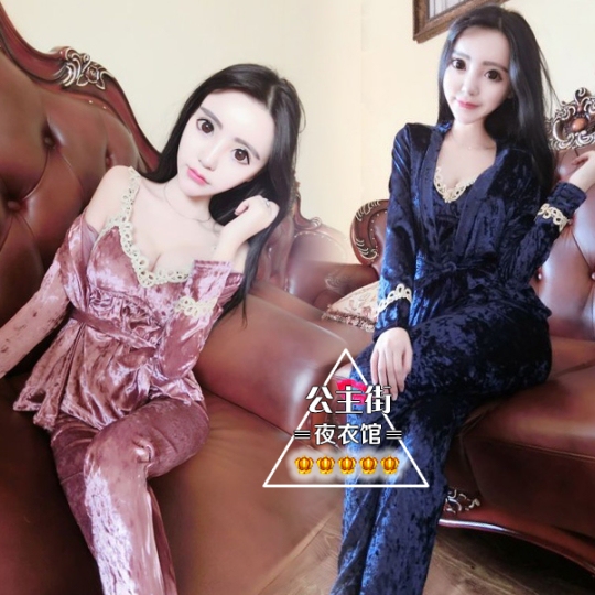 Imported daily pajamas fall sexy lace small