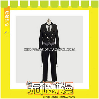taobao agent Black deacon II Sebastian, Mikaris Swallowtail COS clothing game anime free shipping
