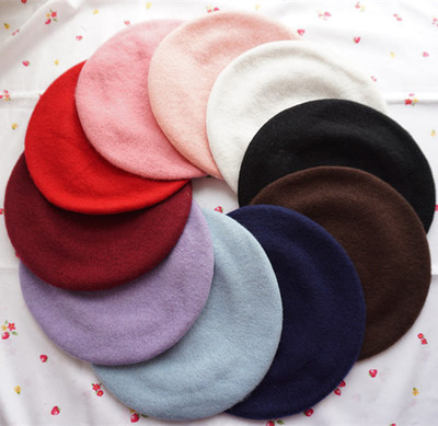 taobao agent Wool Breda hat painter hat lolita biscuits hand -effect hat embryo