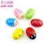 Multicolor trứng cát cát bé búa maracas rattle bé sơ sinh giữ một con tàu đồ chơi đuổi âm thanh lúc lắc trực quan chút Đồ chơi bằng gỗ