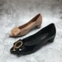 2018 cửa hàng nhà máy xuân mới bị hỏng mã nông miệng chỉ một chân giày da nhỏ bằng sáng chế với giày thấp để giúp giày nữ cửa hàng giày dép gần đây