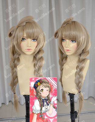 taobao agent Love Live! Candy Awakening Nanqin Pear Bow COSPLAY wig