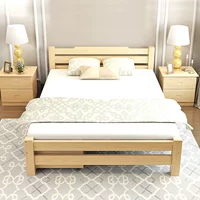 Thông 1.8 khung cấu trúc 1,5 mét nền kinh tế loại 2 người tỉnh Giang Tô gỗ đơn giản giường cho thuê phòng giường gỗ pallet