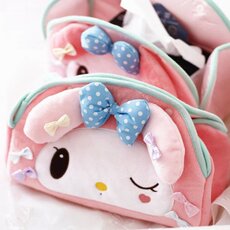 Коробка для салфеток 88包邮美乐蒂mymelody纸巾套抽收纳包零钱包手机杂物包化妆包 Small land