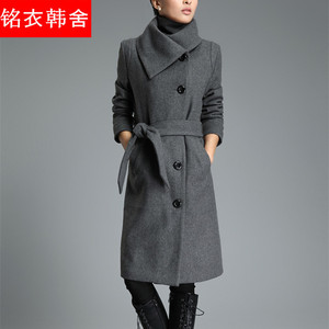 [Đặc biệt hàng ngày] Châu Âu và Mỹ kích thước lớn nữ chất béo m áo len nữ ve áo coat coat với eo 200 kg