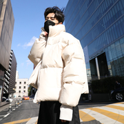 Mùa đông Hàn Quốc áo bông áo khoác nam mùa đông dày ngắn bông quần áo nam triều bánh mì lỏng những người yêu thích Hàn Quốc INS