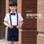 Trường tiểu học hoa cô gái ăn mặc cậu bé máy chủ trang phục bộ ngắn- tay trẻ em của Anh yếm trẻ em trang phục của trẻ em quần áo trẻ em hàn quốc