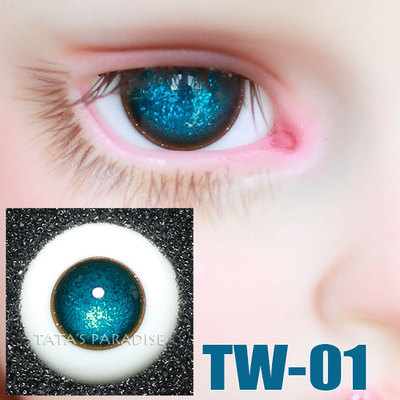 taobao agent 4 points, 6 minutes, 3 points, uncle BJD.SD 14.16mm eyeball TW-01 flashless pupil series glass eye box