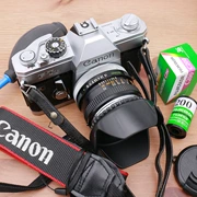 Canon FTb kit bạc FD 50 1.8 tiêu chuẩn ống kính của nhãn hiệu cơ khí SLR phim máy ảnh để gửi phim