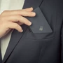 DJIN công nghệ màu đen thiết kế cầm tay wallet hidden tin tiền ví công suất nhỏ lớn thẻ ví bộ ví louis vuitton nam