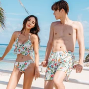 Cặp đôi nữ đồ bơi nam đi biển bikini bikini tam giác chia bikini gợi cảm