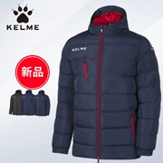 Áo khoác thể thao bóng đá nam KELME Kalmei trong phần dài của áo khoác cotton dành cho người lớn