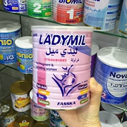 Dubai mua Bỉ Ladymil mẹ cho con bú sữa bột hương vị dâu tây 400g2 lon gói thuế