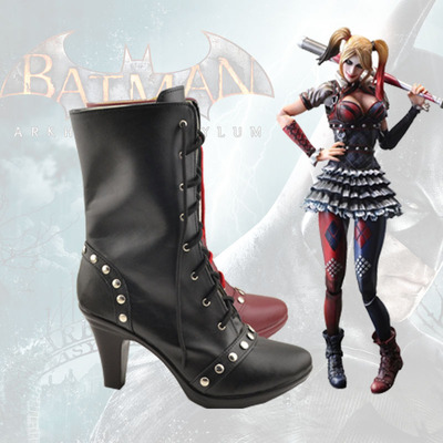 taobao agent Batman Agan Cavaliers Clown Girl Harr Quinine Cosplay Shoes COS Shoes COS Shoes to draw K16