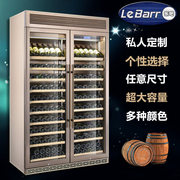 tủ rượu decor LeBarr Le Bar L320S nhà làm mát rượu thông minh nhiệt độ và độ ẩm không đổi có thể được tùy chỉnh theo nhiều kích cỡ - Tủ rượu vang tủ rượu phòng khách gỗ