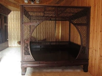 Однократная пещерная кровать Супер роскошная кровать на шельфе сплошной деревянная кровать, кровать, кровать, антикварная китайская мебель,