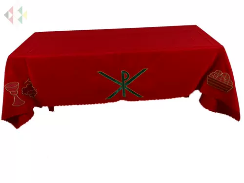 Святая столовая ткань Священная посуда, покрытая пылеустейкой, негабаритная скатерть