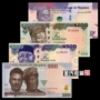 [Châu Phi] New Nigeria 4 bộ ngoại tệ tiền giấy tiền tệ ngoại tệ giá đồng tiền xu cổ