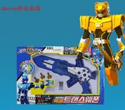 Hàn quốc Mini Đại Lý Đội Đồ Chơi Trẻ Em Mạnh Nhất Chiến Binh Búp Bê Búp Bê Vũ Khí Transformers Robot Tại Chỗ