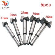 5 cái chế biến gỗ lỗ đục lỗ khoan bit gỗ công cụ cắt cánh phẳng khoan nhựa tấm reaming bản lề định vị - Dụng cụ cắt