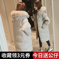Chống mùa bông quần áo nữ dày 2018 mới Hàn Quốc phiên bản của mùa đông bông quần áo trong phần dài của sinh viên trên đầu gối giải phóng mặt bằng bông áo áo phao nữ dáng ngắn hàn quốc