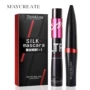 Thể hình nghiên cứu và phát triển lụa ghép mascara không thấm nước curling lông mi tăng trưởng mỹ phẩm lỏng chuốt mi maybelline