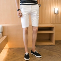 Mùa hè mới phù hợp với quần short nam mỏng năm quần giản dị bảy điểm quần nam Hàn Quốc phiên bản của xu hướng của trắng 5 quần áo nam hàng hiệu