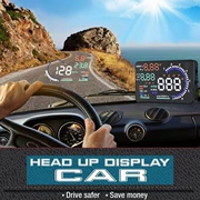 Đài Loan sản xuất xe ô tô A8 lái xe máy tính lái xe HUD head-up hiển thị tốc độ tiêu thụ nhiên liệu đồng hồ chiếu head-up - Âm thanh xe hơi / Xe điện tử