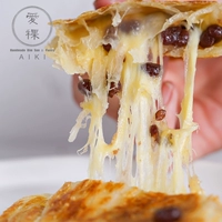 Aiki/Aihong Red Bean Cheese Hand -Граббинг торт завтрак блин Блин Хрустящий детский