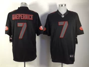 Quần áo bóng đá NFL San Francisco 49 người San Francisco 7 # KAEPERNICK gạch nối màu đen